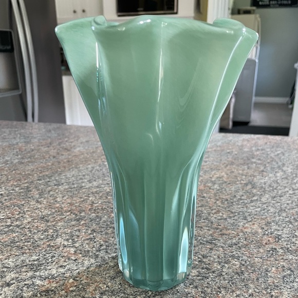 Artisan Seafoam Green Vase - Picture 4 of 6